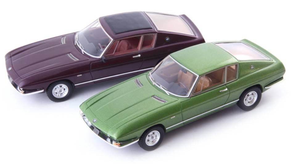 MODELE REDUIT COMPATIBLE AVEC BMW 2800 GTS FRUA 1969 ROUGE FONCÉ 1:43 AVENUE43 AVN60093