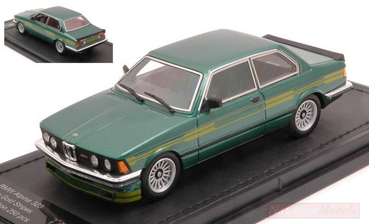 MODELLINO IN SCALA COMPATIBILE CON BMW 3 SERIES 323 C1 2.3 ALPINA 1983 GREEN 1:43 TOPMARQUES TM43-05E