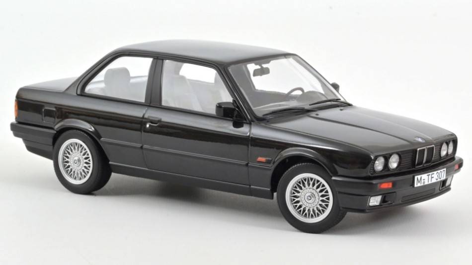SCALE MODEL COMPATIBLE WITH BMW 325i 1988 BLACK METALLIC 1:18 NOREV NV183203