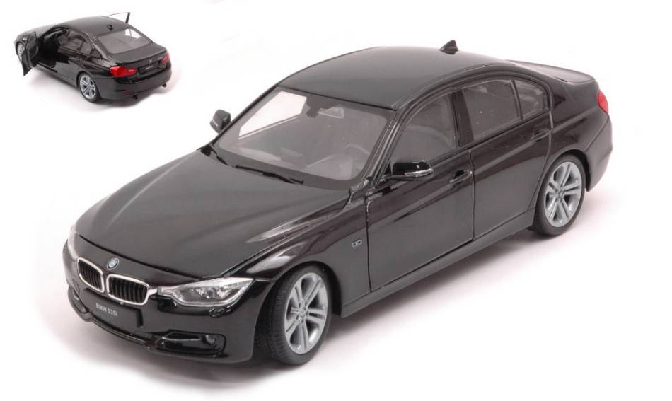 MODÈLE RÉDUIT COMPATIBLE AVEC BMW 335i (F30) 2013 NOIR 1:24 WELLY WE24039BK