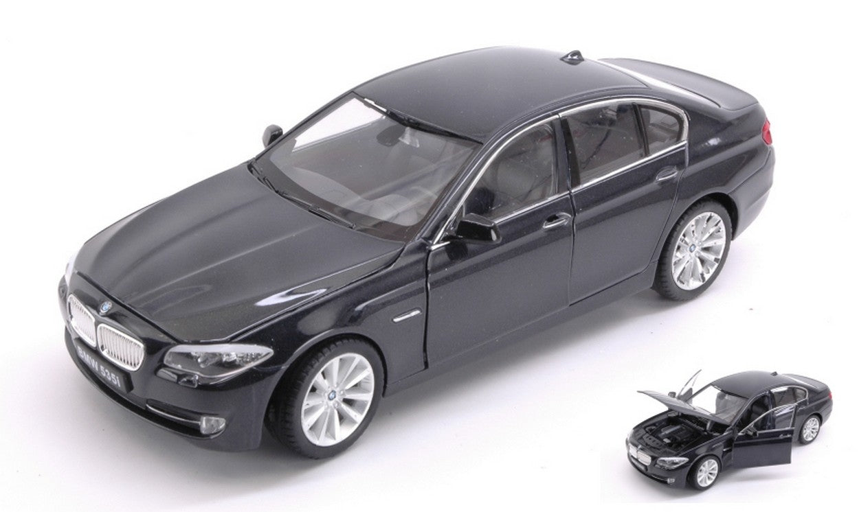 SCALE MODEL COMPATIBLE WITH BMW 535i 2010 BLACK 1:24-27 WELLY WE24026BK