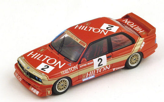 MODELLINO IN SCALA COMPATIBILE CON BMW E30 M3 N.2 WINNER MACAU GUIA RACE 1988 A.HEGER 1:43 SPARK MODEL SA035