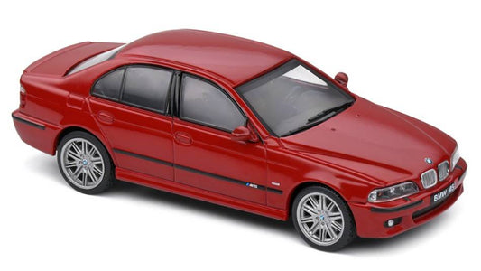 MODELLINO IN SCALA COMPATIBILE CON BMW E39 M5 2004 RED 1:43 SOLIDO SL4310504