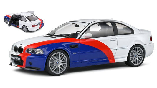SCALE MODEL COMPATIBLE WITH BMW E46 M3 STREETFIGHTER 2003 WHITE 1:18 SOLID SL1806505