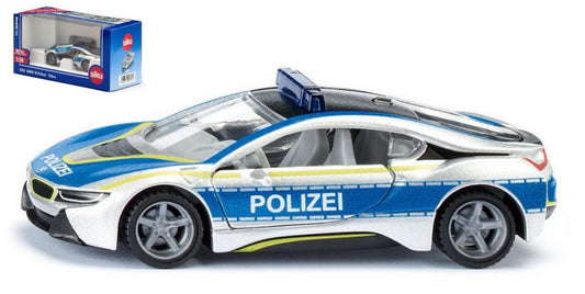 SCALE MODEL COMPATIBLE WITH BMW i8 POLICE 1:50 SIKU SK2303