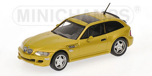 MODELLINO IN SCALA COMPATIBILE CON BMW M COUPE  1999 YELLOW 1:43 MINICHAMPS PM400029060
