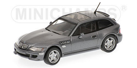 MODELLINO IN SCALA COMPATIBILE CON BMW M COUPE  2002 GREY METALLIC 1:43 MINICHAMPS PM400029064