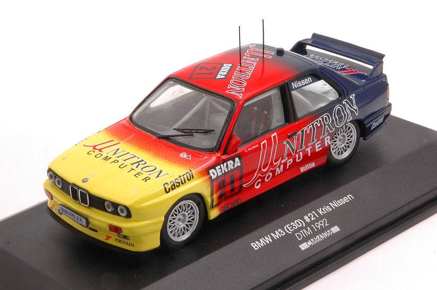 MODELLINO IN SCALA COMPATIBILE CON BMW M3 (E30) N.21 DTM 1992 KRIS NISSEN 1:43 CMR CLASSIC MODEL REPLICARS CMR43058