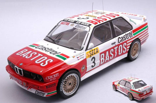 SCALE MODEL COMPATIBLE WITH BMW M3 (E30) N.3 24H SPA 1991 LIEDEKERKE/ENGE/BERVID 1:18
 IXO MODEL 18RMC081C.20