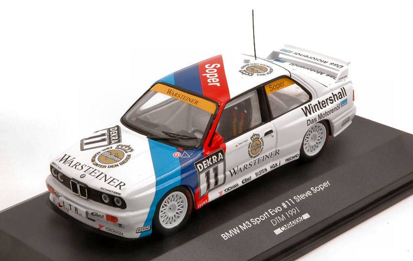 SCALE MODEL COMPATIBLE WITH BMW M3 SPORT EVO N.11 DTM 1991 STEVE SOPER 1:43 CMR CLASSIC MODEL REPLICARS CMR43062