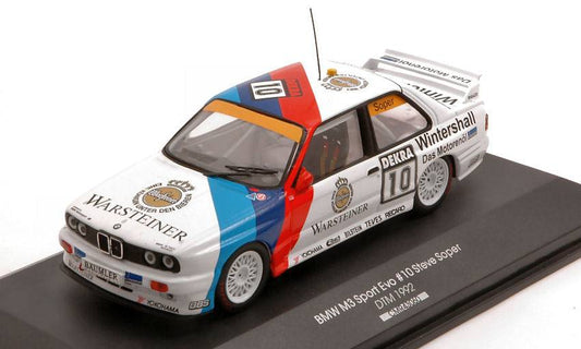 MODELLINO IN SCALA COMPATIBILE CON BMW M3 WARSTEINER N.10 DTM 1992 STEVE SOPER 1:43 CMR CLASSIC MODEL REPLICARS CMR43060