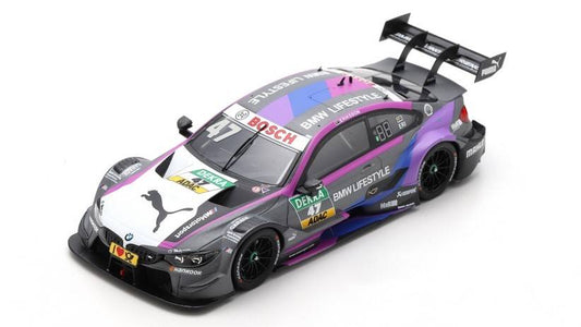 MODELLINO IN SCALA COMPATIBILE CON BMW M4 N.47 DTM HOCKENHEIM 2018 JOEL ERIKSSON 1:43 SPARK MODEL SG631