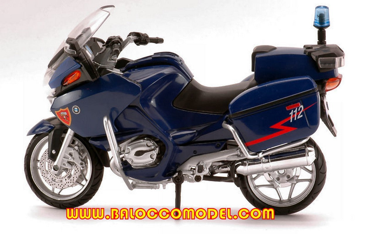 MODELLINO IN SCALA COMPATIBILE CON BMW R 1200 RT CARABINIERI 1:12 NEW RAY NY43163