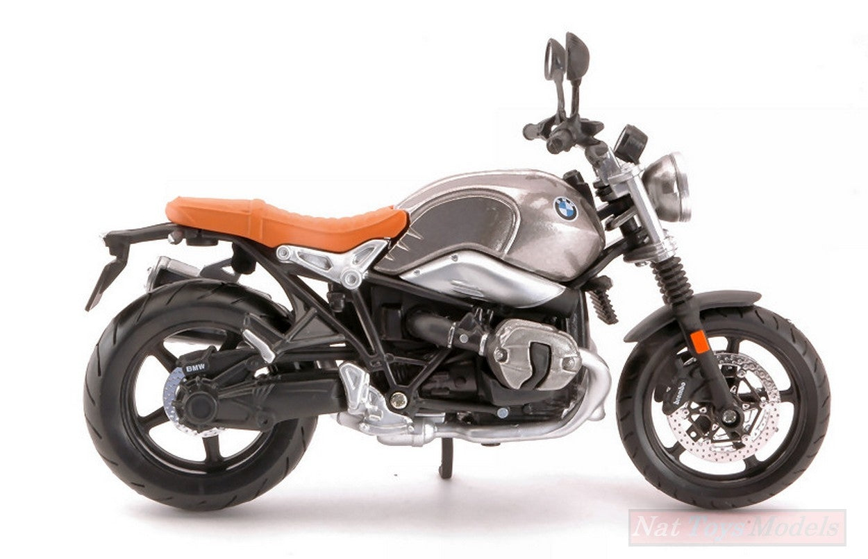 DIE CAST SCALE MODEL BMW R NINE T SCRAMBLER 1:12 MAISTO MI18834 ...
