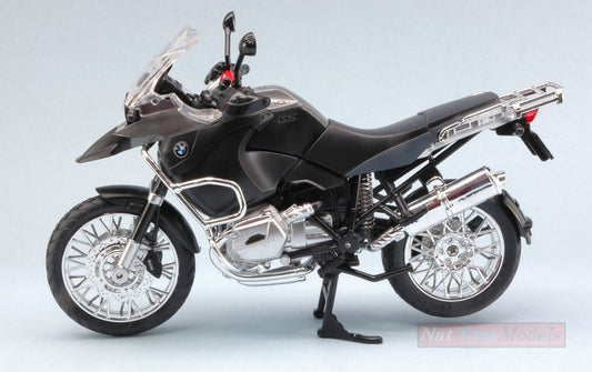 MODÈLE RÉDUIT COMPATIBLE AVEC BMW R1200GS GRIS 1:9 RASTAR RAT42000GY