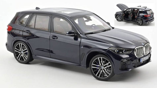 SCALE MODEL COMPATIBLE WITH BMW X5 2019 BLUE METALLIC 1:18 NOREV NV183283