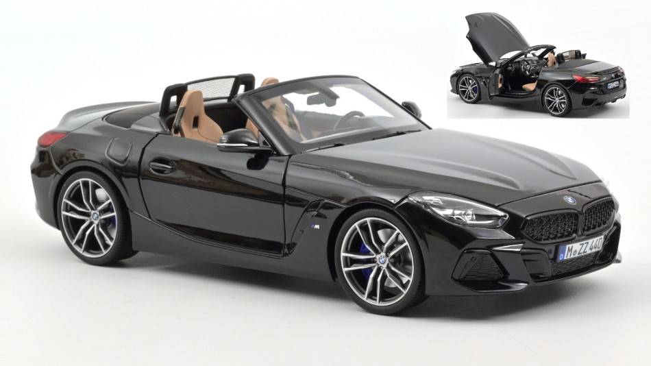 SCALE MODEL COMPATIBLE WITH BMW Z4 2019 BLACK METALLIC 1:18 NOREV NV183272