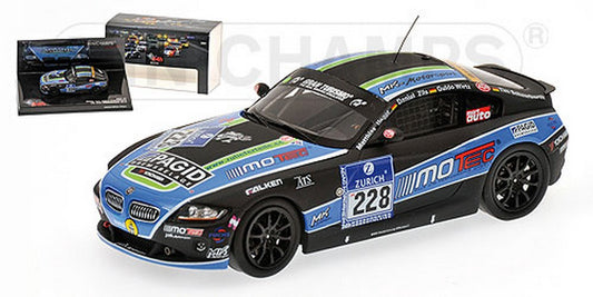 MODELE REDUIT COMPATIBLE AVEC BMW Z4 N.228 NURBURGRING 2010 1:43 MINICHAMPS PM437102228