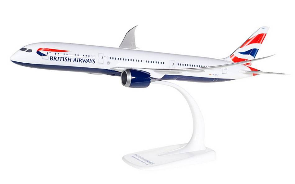 MODELLINO IN SCALA COMPATIBILE CON BOEING 787-9 DREAMLINER BRITISH AIRWAYS 1:200 HERPA HP611572