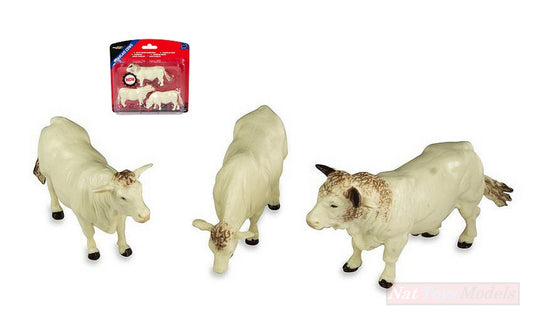 MODELLINO IN SCALA COMPATIBILE CON BOVINI CHAROLAIS 1:32 BRITAINS LC43240
