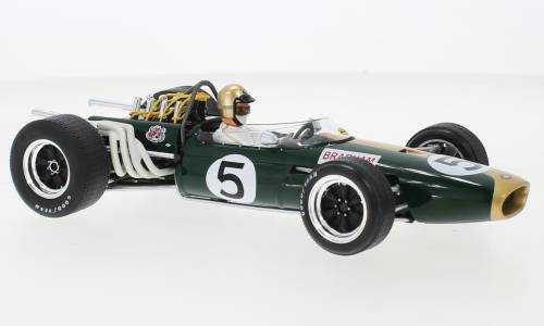 MODELLINO IN SCALA COMPATIBILE CON BRABHAM BT20 N.5 GP MEXICO 1966 J.BRABHAM 1:18 MODELCARGROUP MCG18608