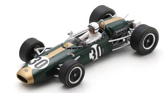 MODELE REDUIT COMPATIBLE AVEC BRABHAM BT22 JO BONNIER 1966 N.30 GP DE FRANCE 1:43 SPARK MODEL S7092