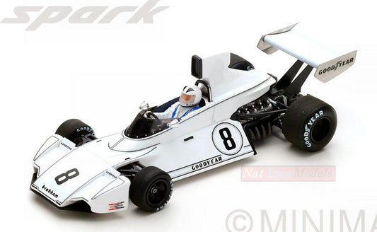 MODELE REDUIT COMPATIBLE AVEC BRABHAM BT44 R.ROBARTS 1974 N.8 15ème GP DU BRÉSIL 1:43 SPARK MODEL S5258
