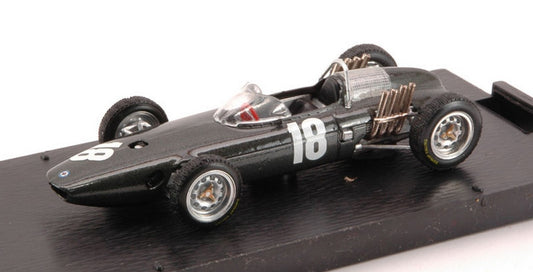 MODELLINO IN SCALA COMPATIBILE CON BRM P 57 R.GINTHER 1962 N.18 RETIRED (ACCIDENT) NETHERLANDS GP 1:43 BRUMM BM0322B