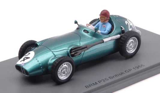 MODELE REDUIT COMPATIBLE AVEC BRM P25 TONY BROOKS 1956 N.24 BRITISH GP 1:43 SPARK MODEL S5721