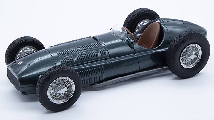 SCALE MODEL COMPATIBLE WITH BRM V16 BRITISH GP PRESENTATION RAYMOND MAYS 1:18 TECNOMODEL TMD18277D