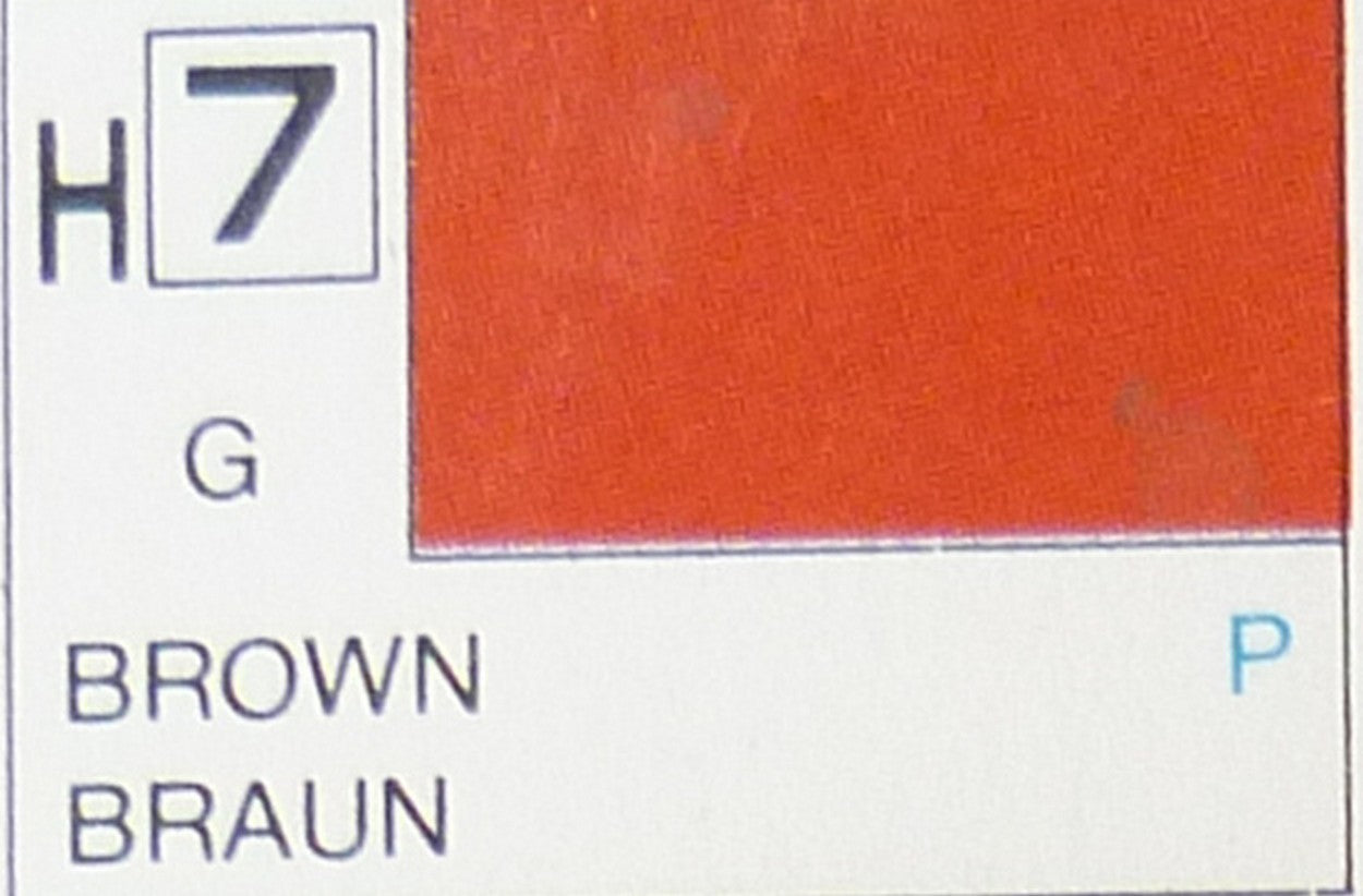 COLORI MODELLISMO BROWN GLOSS ml 10 Pz.6 GUNZE GU0007