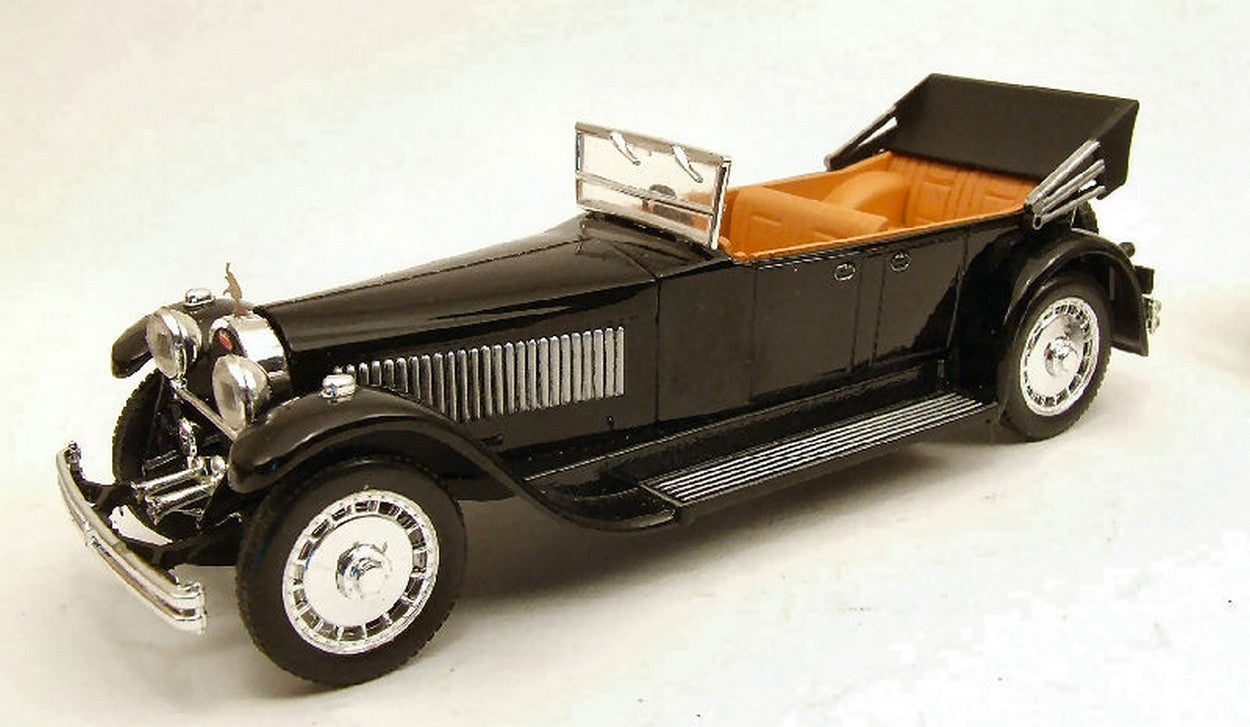 MODELLINO IN SCALA COMPATIBILE CON BUGATTI 41 ROYALE 1927 BLACK 1:43 RIO RI4244