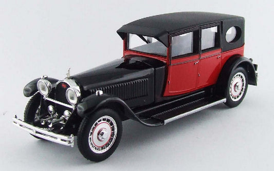 MODELLINO IN SCALA COMPATIBILE CON BUGATTI 41 ROYALE 1927 RED/BLACK 1:43 RIO RI4429