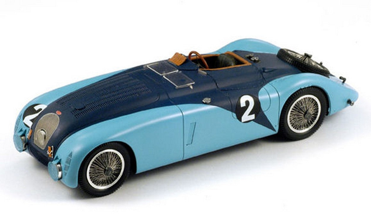 SCALE MODEL COMPATIBLE WITH BUGATTI 57G N.2 WINNER LM 1937 JPWIMILLE-R.BENOIST 1:18 SPARK S18LM37