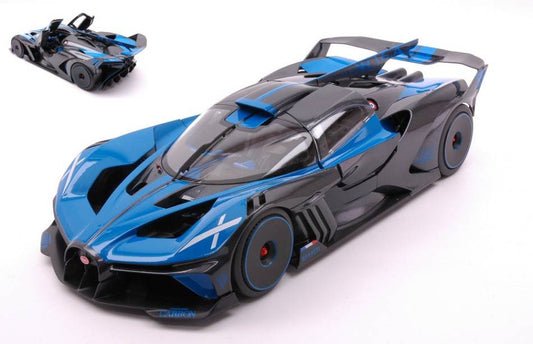 SCALE MODEL COMPATIBLE WITH BUGATTI BOLIDE BLUE 1:18 BURAGO BU11047B