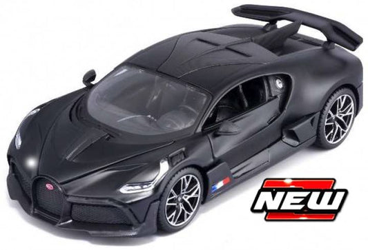 MODELE REDUIT COMPATIBLE AVEC BUGATTI DIVO NOIR MAT 1:24 MAISTO MI31526M