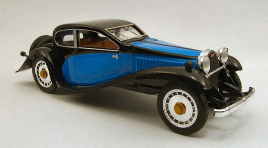 MODELLINO IN SCALA COMPATIBILE CON BUGATTI T 50 1933 BLU/NERO 1:43 RIO RI4258