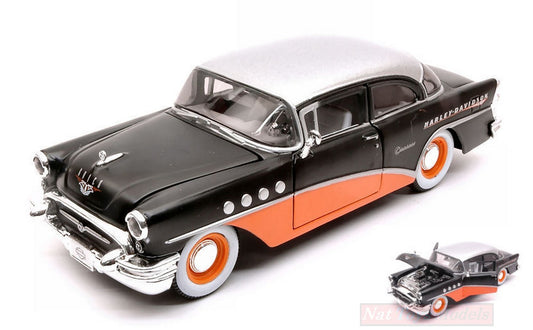 MODELLINO IN SCALA COMPATIBILE CON BUICK CENTURY 1955 HARLEY DAVIDSON 1:26 MAISTO MI32197Z