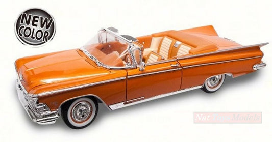 MODELLINO IN SCALA COMPATIBILE CON BUICK ELECTRA 225 1959 COPPER-ORANGE 1:18 LUCKY LDC92598CP