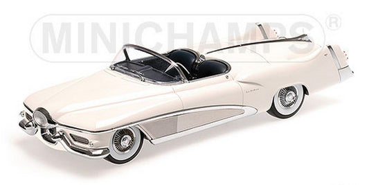 MODELLINO IN SCALA COMPATIBILE CON BUICK LE SABRE 1951 WHITE 1:18 MINICHAMPS PM107141231