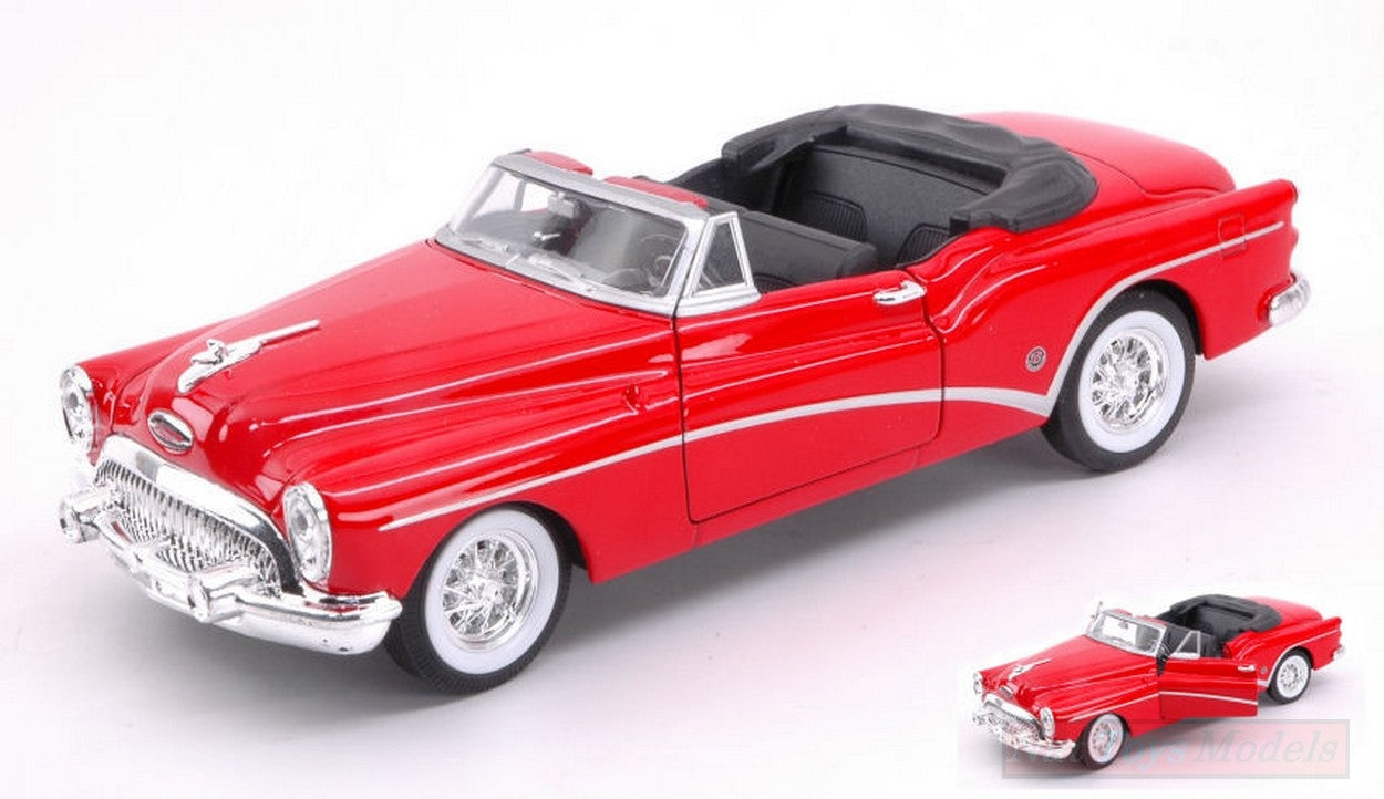 SCALE MODEL COMPATIBLE WITH BUICK SKYLARK 1953 RED 1:24 WELLY WE24027R