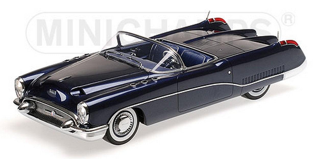 MODELLINO IN SCALA COMPATIBILE CON BUICK WILDCAT 1 1953 DARK BLUE 1:18 MINICHAMPS PM107141331