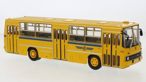 SCALE MODEL COMPATIBLE WITH IKARUS 260 BUS LEIPZIA TRANSPORT SERVICES YELLOW 1:43 PREMIUM CLASSIXX PCL47155