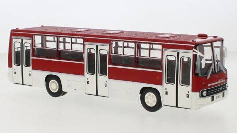 SCALE MODEL COMPATIBLE WITH IKARUS BUS 260.06 RED/WHITE 1:43 PREMIUM CLASSIXX PCL47153