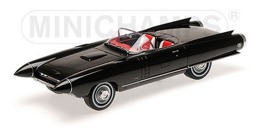 MODELLINO IN SCALA COMPATIBILE CON CADILLAC CYCLONE XP 74 1959 BLACK 1:18 MINICHAMPS PM107148221
