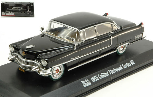 MODELLINO IN SCALA COMPATIBILE CON CADILLAC FLEETWOOD SERIES 60 1955 THE GODFATHER 1972 1:43 GREENLIGHT GREEN86492