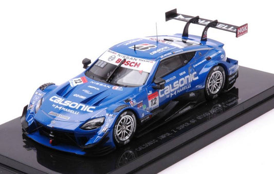 SCALE MODEL COMPATIBLE WITH CALSONIC IMPUL Z N.12 SUPER GT500 2022 K.HIRAMINE-B.BAGUETTE 1:43 EBBRO EB45812