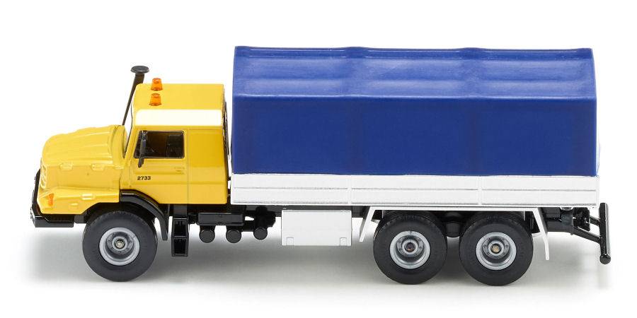 MODELLINO IN SCALA COMPATIBILE CON CAMION MERCEDES ZETROS C/CASSONE 1:50 SIKU SK3547