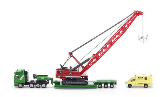 modellino in  scala COMPATIBILE CON CAMION TRASPORTO GRU 1:87 SIKU SK1834