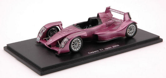 MODELE REDUIT COMPATIBLE AVEC CAPARO T 1 OPEN 2008 VIOLET 1:43 SPARK MODEL S0629